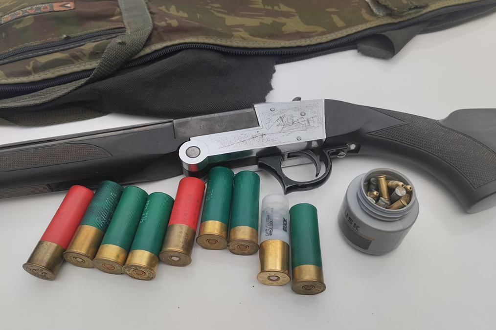 Incautación de arma de fuego y municiones | Ministerio del Interior